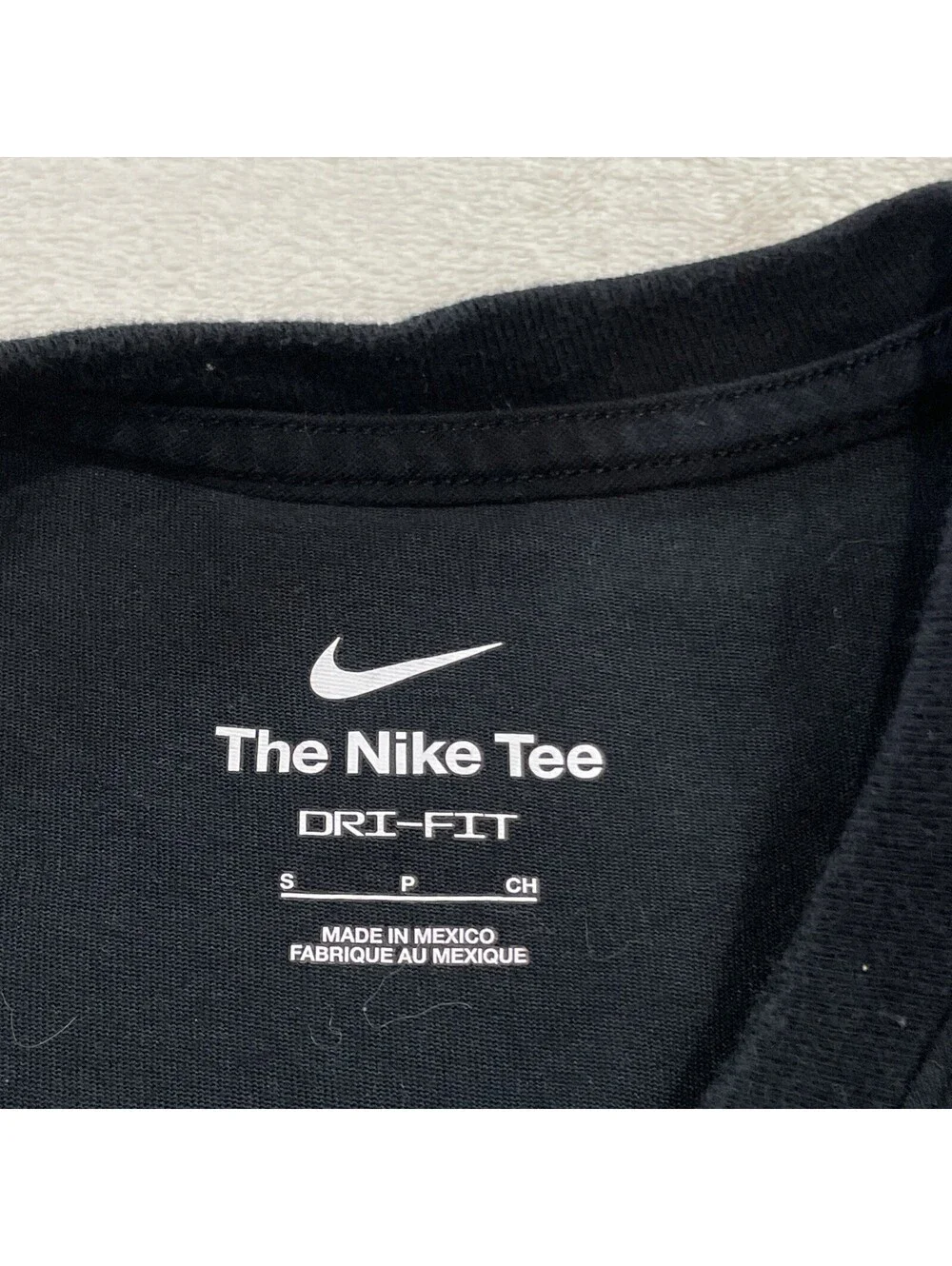 “Volemos” The Nike Tee Short Sleeve Black Dri-Fit T Shirt Mens Size Small